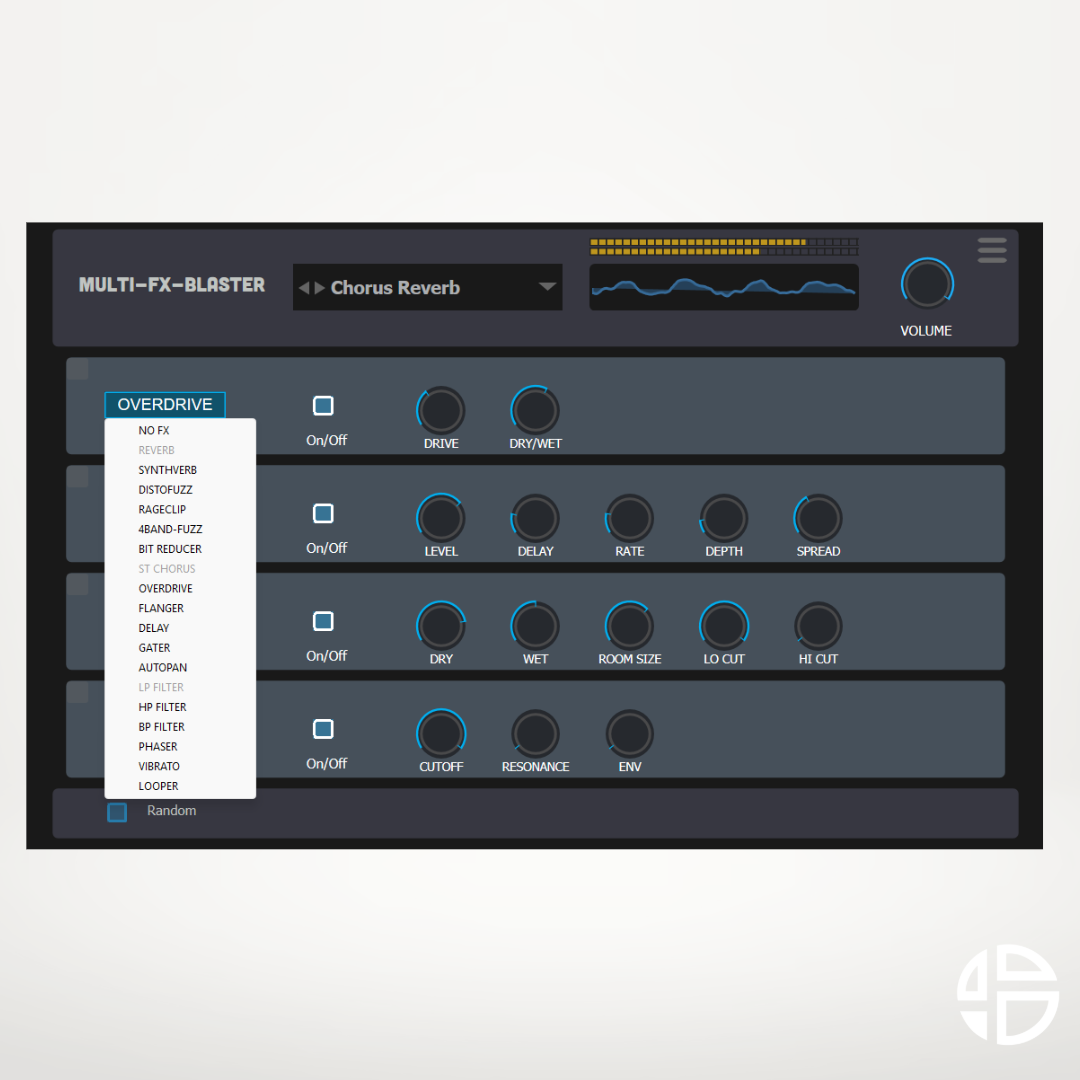 Multi‑FX Blaster UI