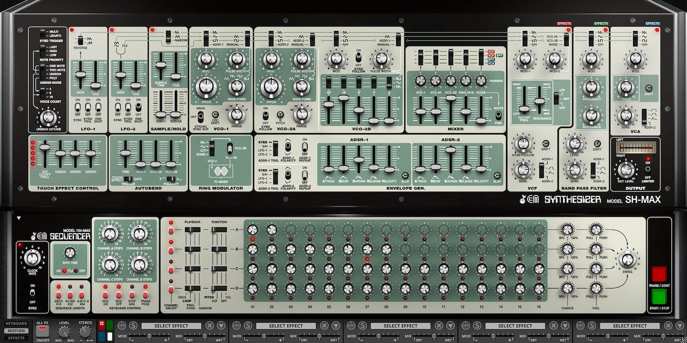 SH‑MAX sequencer