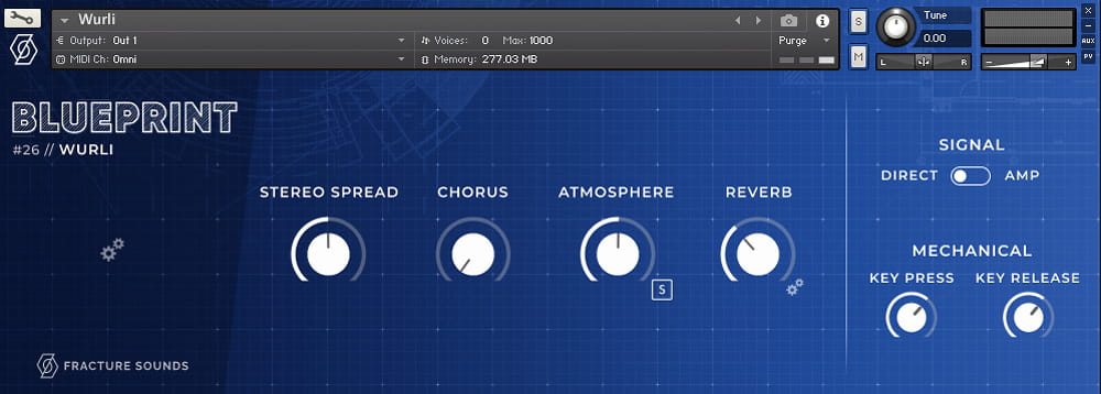 Blueprint: Wurli interface